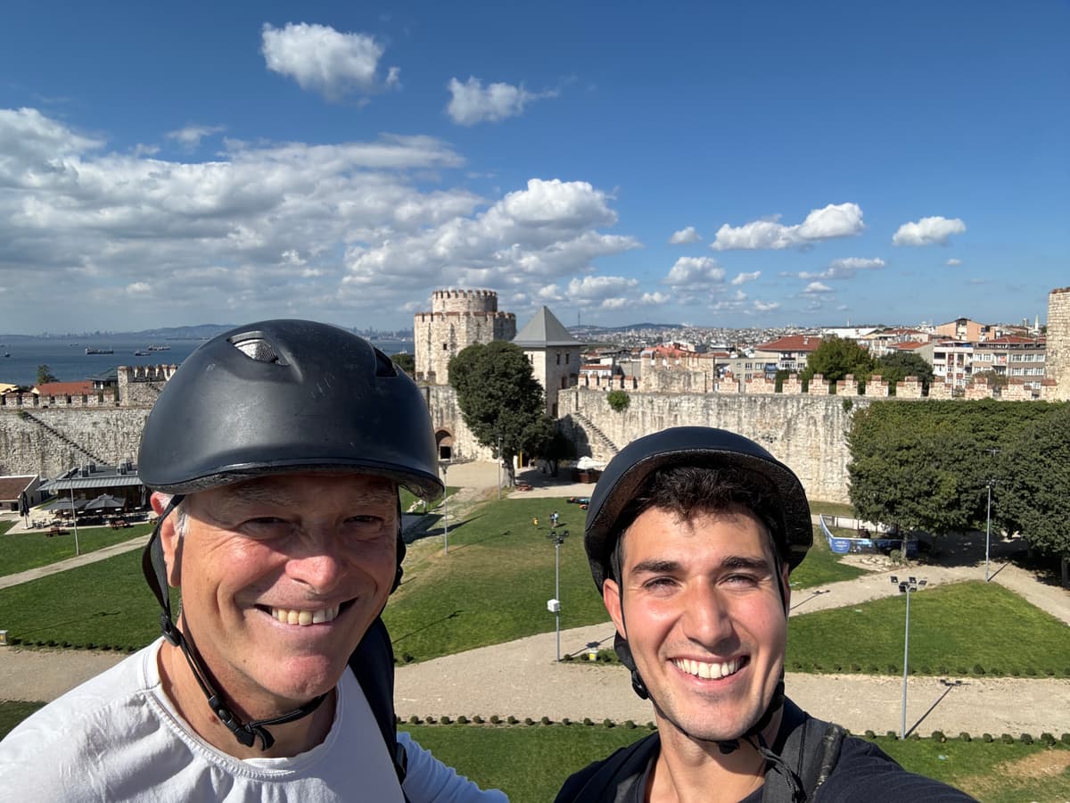 Okan and Cem at Yedikule